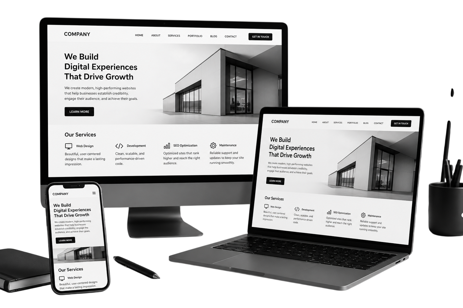 Corporate Website Development and IT Solutions